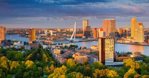 Rotterdam Smart City Skyline